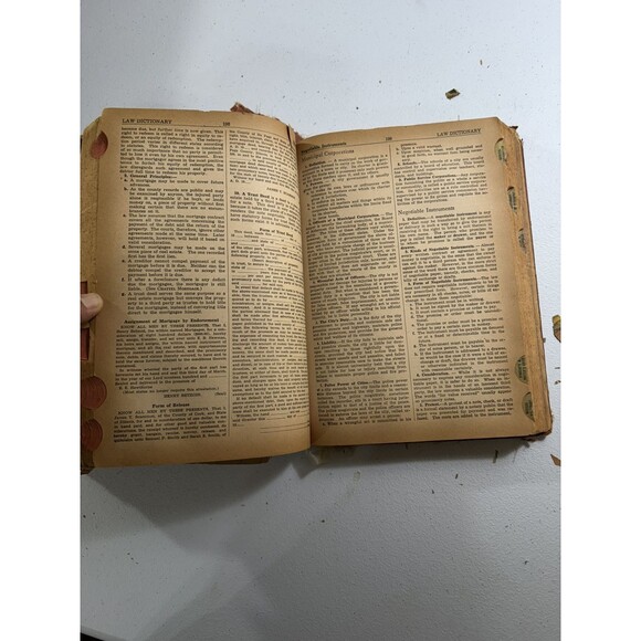 RARE Websters Encyclopedic Dictionary Hardcover 1944 Consolidated Book VTG - Picture 16 of 16